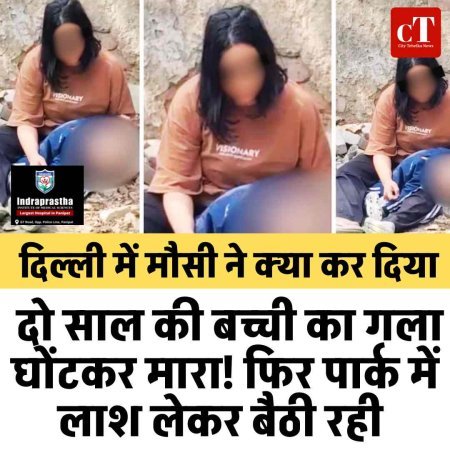 मुखर्जी नगर पार्क में मासूम की हत्या, मौसी गिरफ्तार